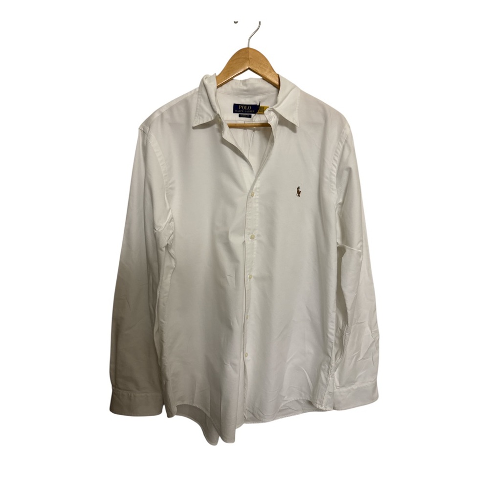 Polo by Ralph Lauren White Classic Button-Down Shirt